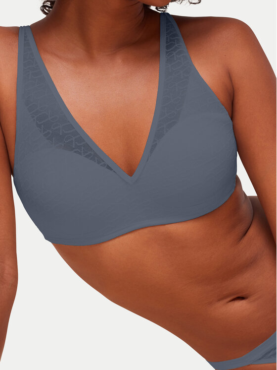 Triumph Triumph Sutien fără armătură Triumph Signature Sheer 10215909 Albastru