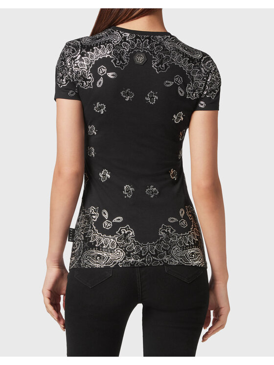 PHILIPP PLEIN PHILIPP PLEIN T-Shirt 3887 Černá Regular Fit
