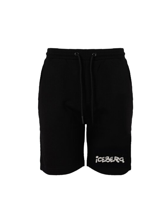 Iceberg Iceberg Σορτς D0226302 Μαύρο Regular Fit