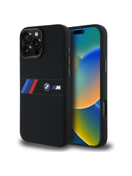 Etui na telefon BMW Motorsport, Czarne, Middle Stripe