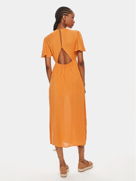 Billabong Robe d ete Jet Set EBJWD00134 Orange Regular Fit Modivo