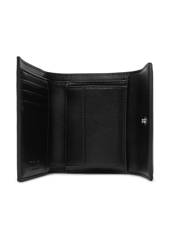 TOUS TOUS Kleine Damen Geldbörse Pocket Tous Bloom 2002204251 Schwarz