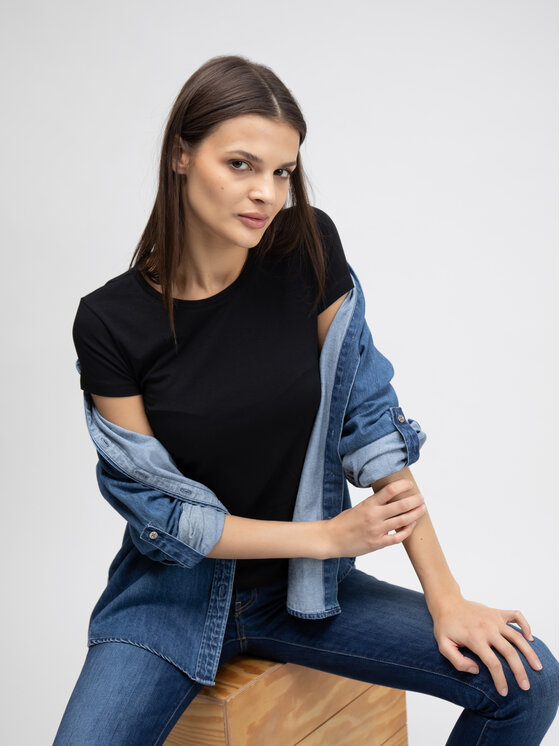 BIG STAR BIG STAR T-Shirt supiclassica_906 Czarny Basic Fit