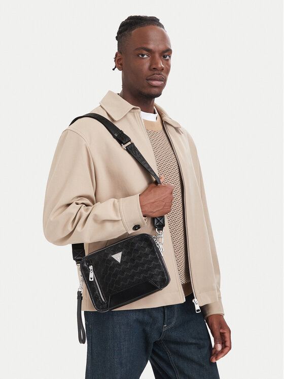 Guess Geantă crossover HMTOWO P6339 Negru