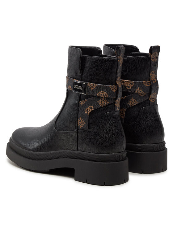 Guess Guess Μποτάκια Ovelle2 FLTOVE FAL10 Μαύρο