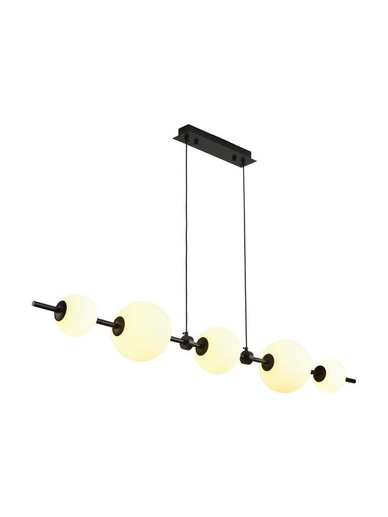 MIAhome MIAhome Lampa wisząca MILA czarna 140 cm Czarny