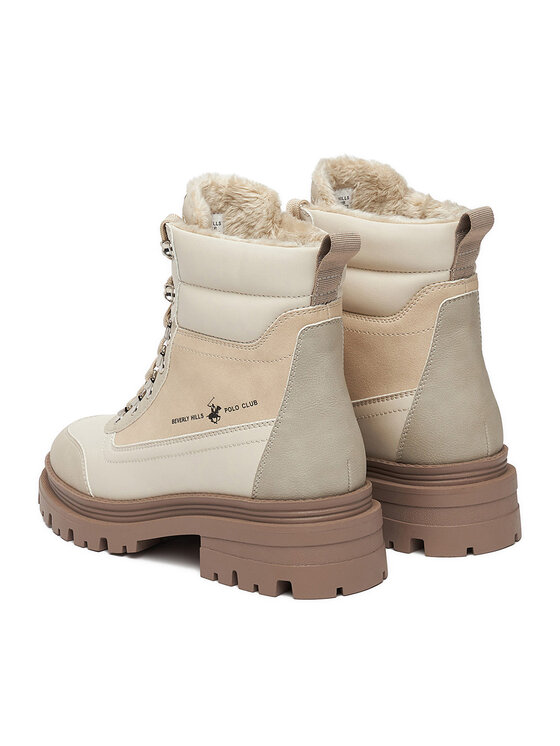 Beverly Hills Polo Club Beverly Hills Polo Club Schnürstiefeletten CEO-HY62070-7 Beige