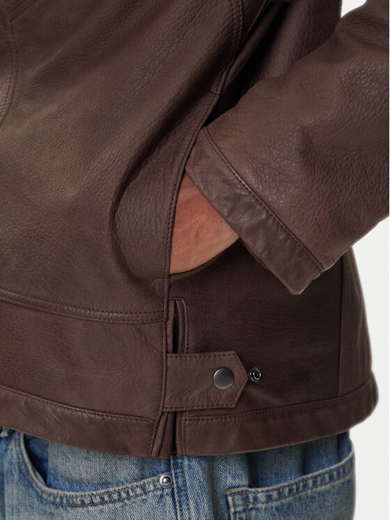 Aeronautica Militare Aeronautica Militare Bőrkabát 252PN0960UPL00304 Barna Regular Fit
