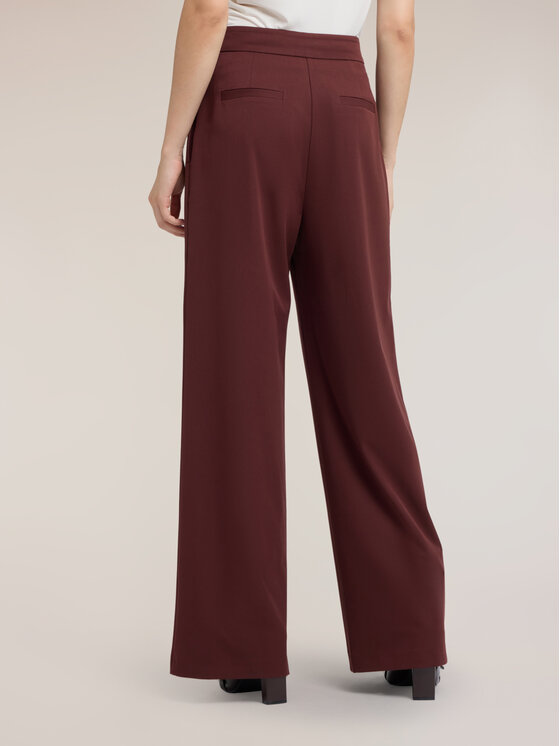 Motivi Motivi Pantaloni di tessuto P03VQ004782N022 Marrone Over Fit