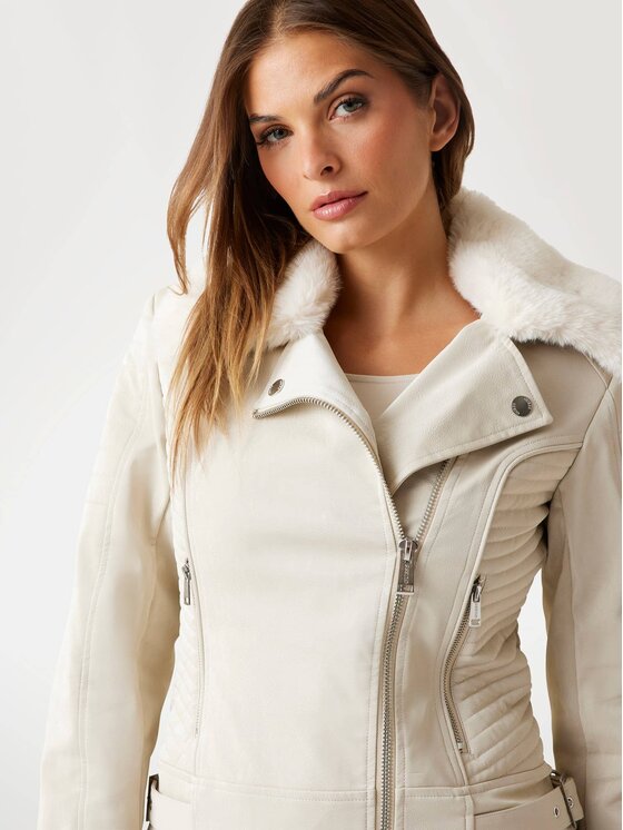 Guess Guess Μπουφάν μεταβατικό 178811 Μπεζ Classic Fit