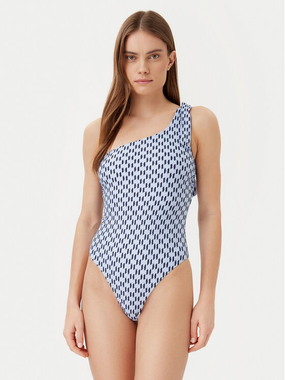 KARL LAGERFELD KARL LAGERFELD Costum de baie A1W46043 Albastru celest