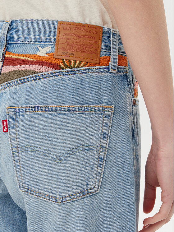 Levi's® Levi's® Džínsy 501® 90's A9150-0008 Modrá Loose Fit