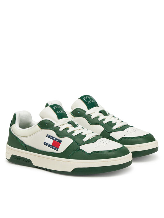 Tommy Jeans Tommy Jeans Sneakersy (New) Tjm Cupsole Leather Ess EM0EM01443 Biały