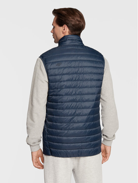 4F 4F Kamizelka H4Z22-KUMP001 Granatowy Regular Fit