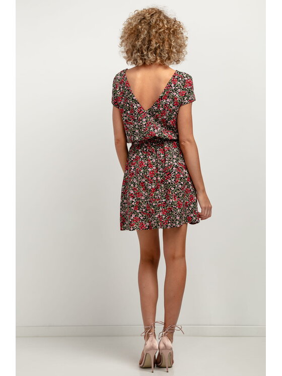 Tessita Tessita Sukienka koktajlowa T390 Czarny A-Line Fit