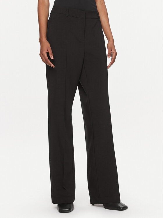 Herskind Herskind Kalhoty z materiálu 5008519 Černá Regular Fit
