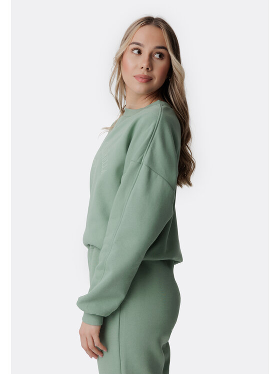 LAURELLA LAURELLA Mikina 1TU024 Zelená Regular Fit