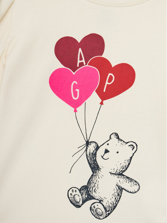 Gap Gap Majica 525362-07 Bež Regular Fit