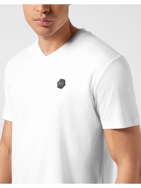 PHILIPP PLEIN PHILIPP PLEIN T-shirt 26259 Bianco Regular Fit