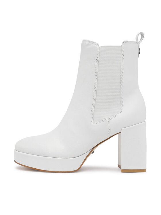Guess Guess Μποτάκια Wiley FL7WLY LEA10 Λευκό