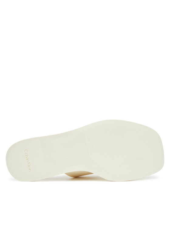 Calvin Klein Calvin Klein Flip flop Toepost Tpu Slide HW0HW02836 Écru