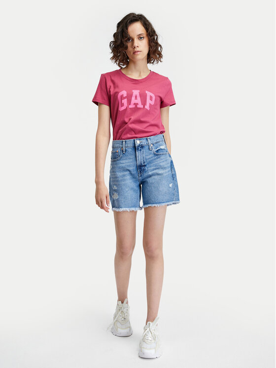 Gap Gap Szorty jeansowe 404650-00 Niebieski Loose Fit
