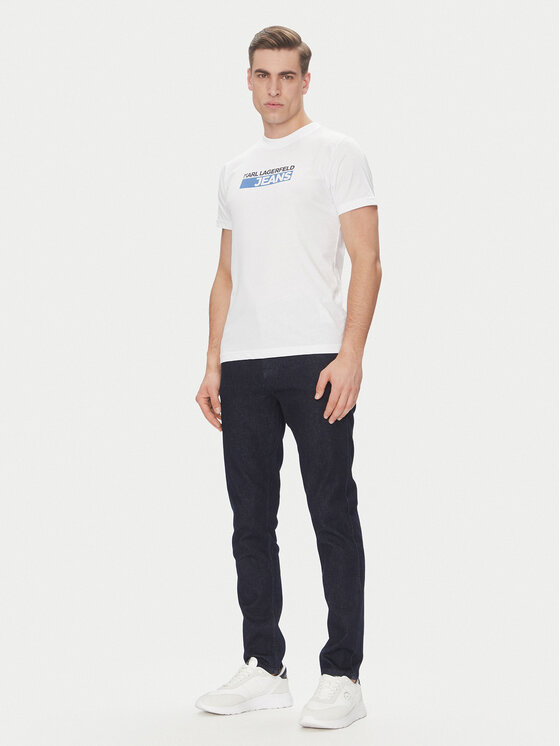 KARL LAGERFELD KARL LAGERFELD T-shirt A2M17074 Bijela Regular Fit