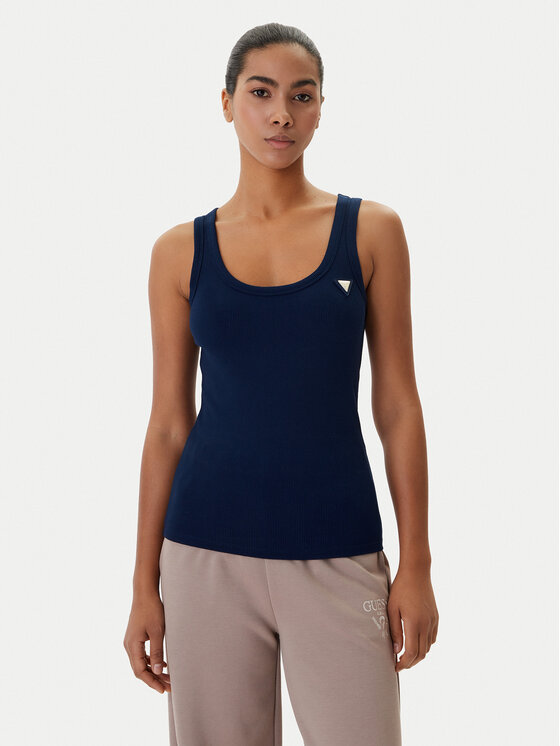 Guess Guess Top V4YP06 K8RT2 Bleumarin Regular Fit