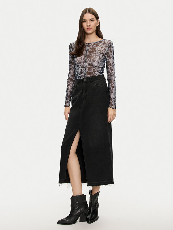 Brave Soul Brave Soul Bluza LLT-225BABY Siva Slim Fit