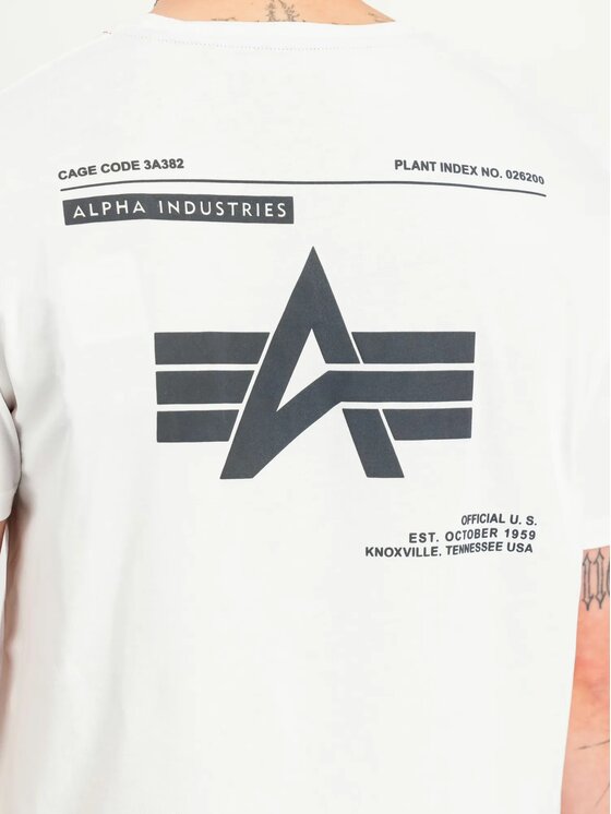 Alpha Industries Alpha Industries T-Shirt AI.258505 Bílá Regular Fit