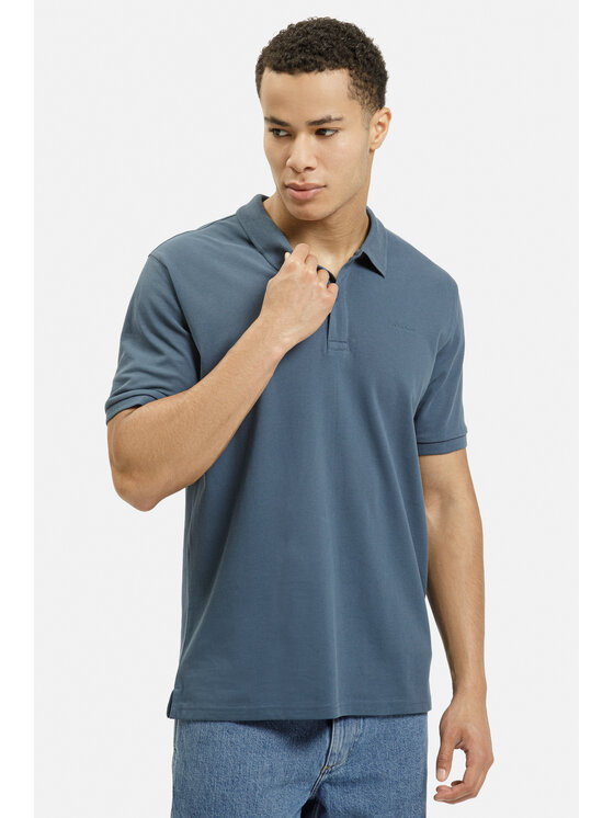 Cross Jeans Cross Jeans Polo 16145-462 Niebieski Regular Fit