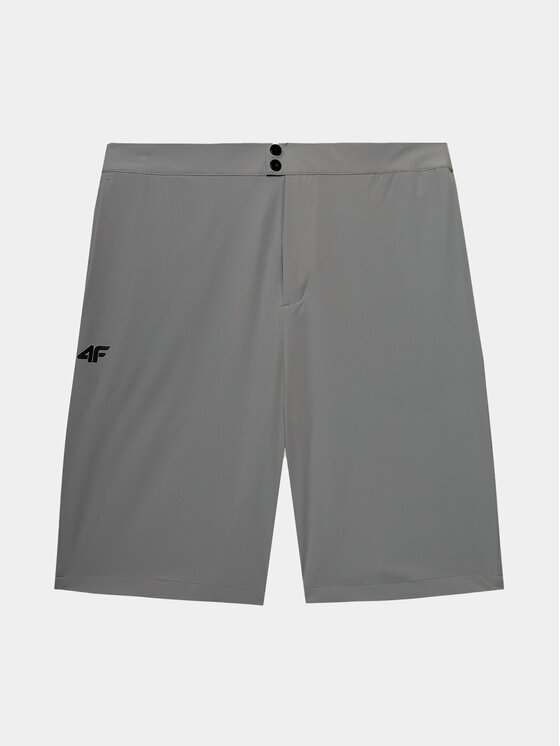 4F 4F Šortky z materiálu 4FWSS24TFSHM425 Šedá Regular Fit