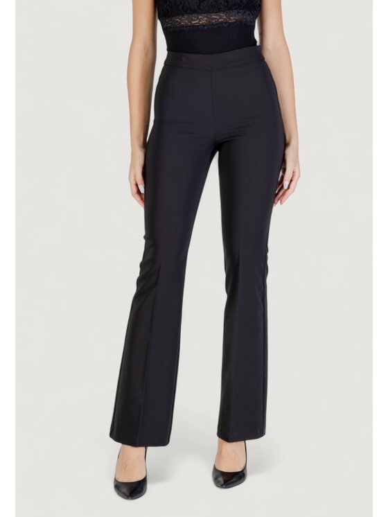 Rinascimento Rinascimento Pantaloni palazzo CFC0125412003 Nero Palazzo Fit
