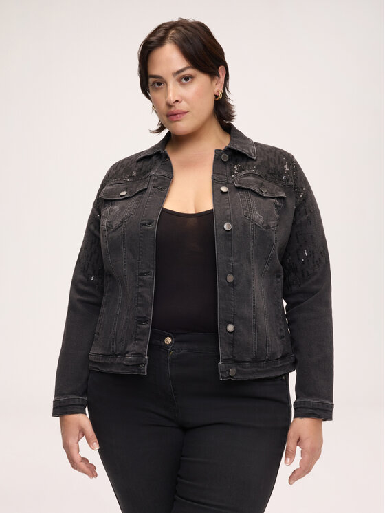 Fiorella Rubino Fiorella Rubino Giacca da abito R412T001334N033 Nero Boxy Fit