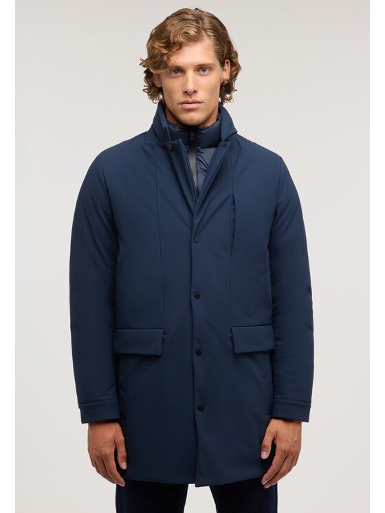 Trussardi Trussardi Płaszcz zimowy 8010M000036N0A3 Niebieski Regular Fit