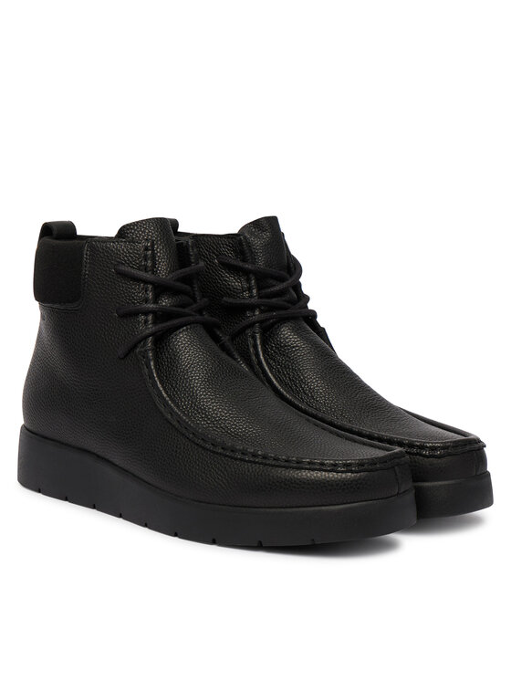 Calvin Klein Calvin Klein Ghete Hybrid City Lug Mid Boot F Lth HM0HM02260 Negru