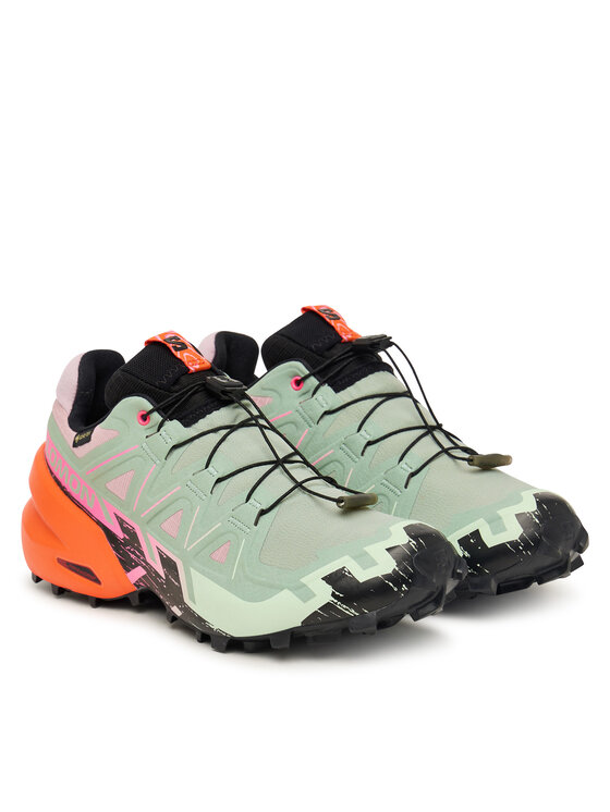 Salomon Salomon Туристически Speedcross 6 Gtx Icon L45486900 Светлозелен