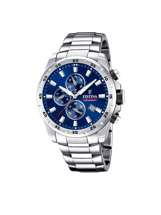 Festina Festina Zegarek Chrono Sport 20463/2 Srebrny