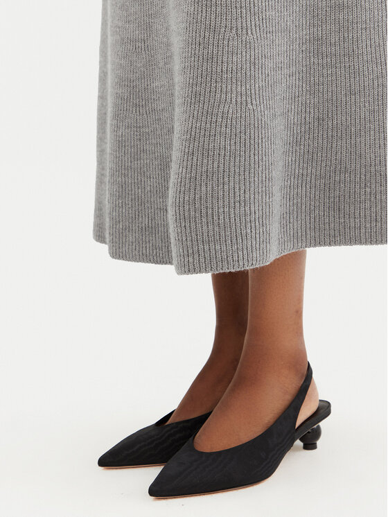 Max Mara Leisure Max Mara Leisure Spódnica midi Agile 2426306028 Szary Regular Fit