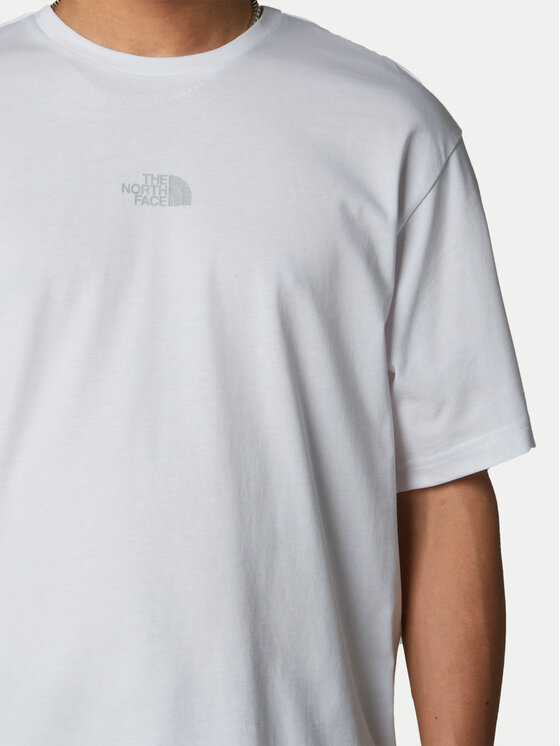 The North Face The North Face T-shirt Unisex SS Never Stop NF0A8C3A Bijela Relaxed Fit