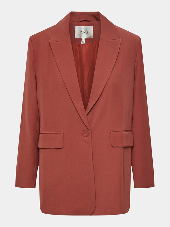 YAS YAS Švarkas 26030762 Ruda Regular Fit