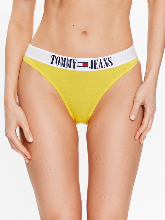 Tommy Jeans Klasiskās biksītes UW0UW04208 Dzeltens