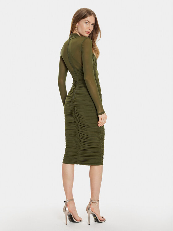 Bardot Bardot Koktel haljina Aliyah 56305DB Kaki Slim Fit