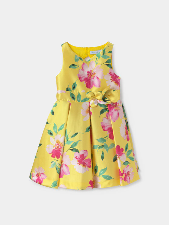 Abel & Lula Abel & Lula Елегантне плаття 5057 Жовтий Regular Fit