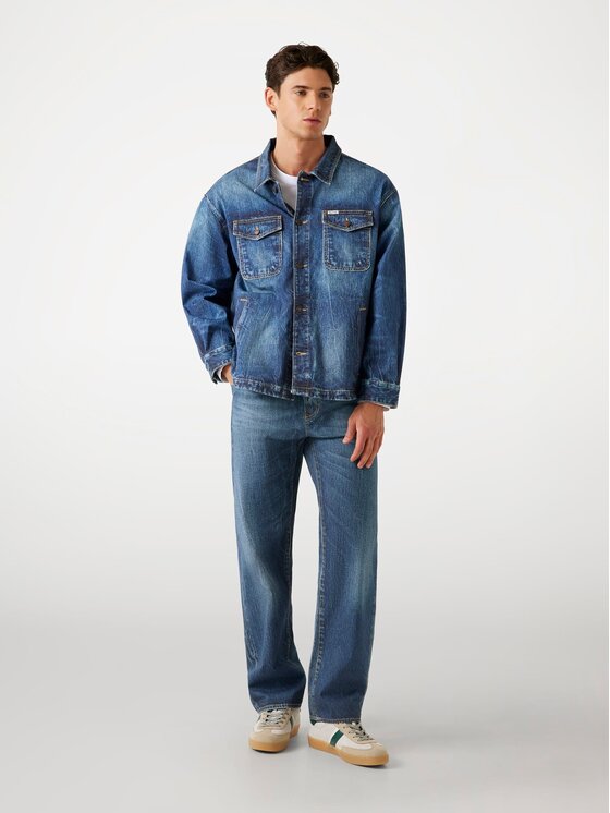 Guess Guess Jeansy 176047 Niebieski Regular Fit
