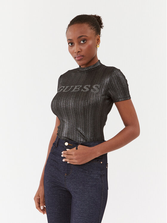 T-shirt Guess Donna Nero