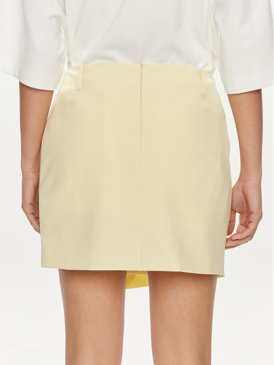 Herskind Herskind Мини пола Carolina 5115519 Жълт Regular Fit