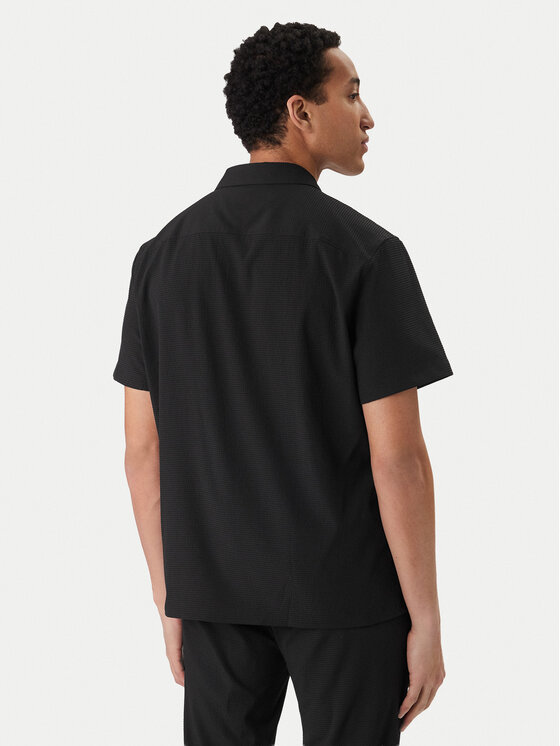 Calvin Klein Calvin Klein Риза LV04LF109G Черен Classic Fit