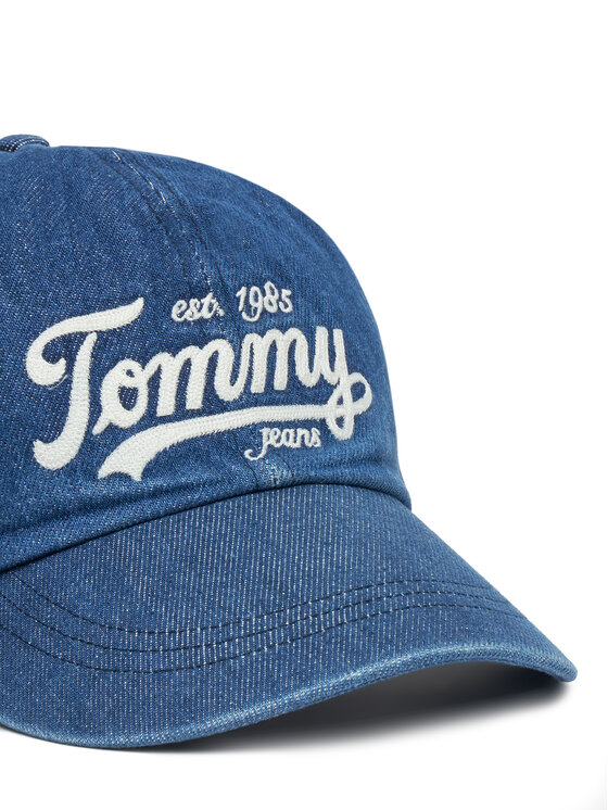 Tommy Jeans Tommy Jeans Kapa s šiltom Archive Script AM0AM13565 Modra