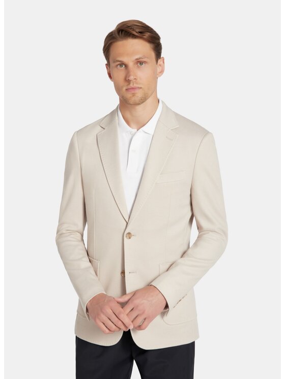 Pako Lorente Pako Lorente Marynarka P25WF-3X-019 Beżowy Slim Fit